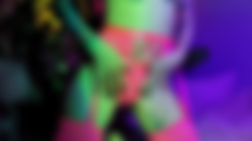 Hitachi play in neon lights